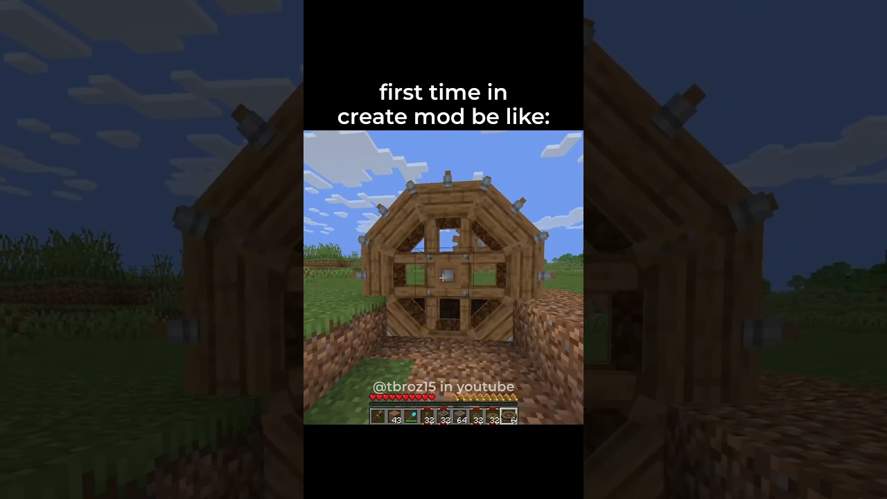 First time in Minecraft Create mod be like: