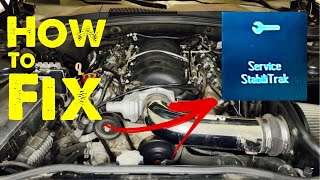 How To Fix LS3 Camaro Service Stabilitrak- P0202, P0302 Fuel Injector Change