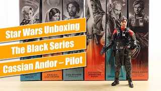 Cassian Andor (Sienar Test Pilot) Black Series 6" Figure (Andor #15) - Star Wars Unboxing