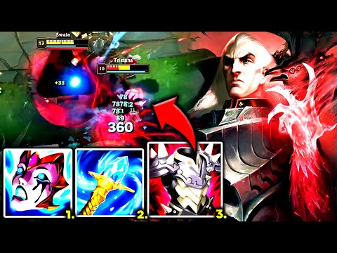 SWAIN TOP CAN 100% CARRY WITHOUT ANY TEAMMATES! (INCREDIBLE) - S13 Swain TOP Gameplay Guide