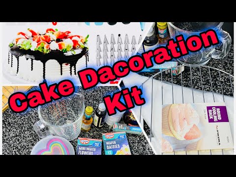 Cake Dacoration Kit | Home Made Cake Dacorating supplies Set Kit Baking Tool