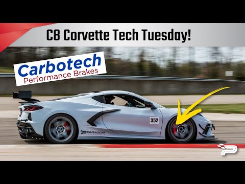C8 Corvette Carbotech Brake Pads Tech Tuesday with Paragon Performance!