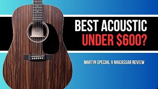 Video thumbnail for Stunning AND Cheap! Martin Special X Series Macassar Dreadnought Acoustic Guitar Review by Vandarth Publishing