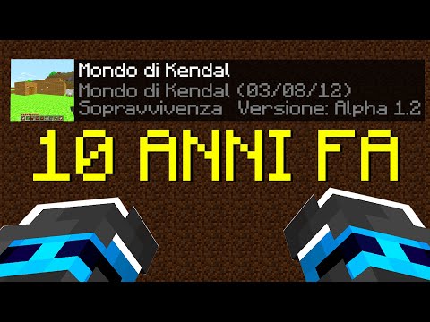 ENTRO IN UN MONDO DI 10 ANNI FA - MINECRAFT ITA