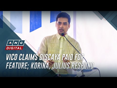 Korina Sanchez, Julius Babao respond to Vico Sotto's claim on Discaya feature | ANC