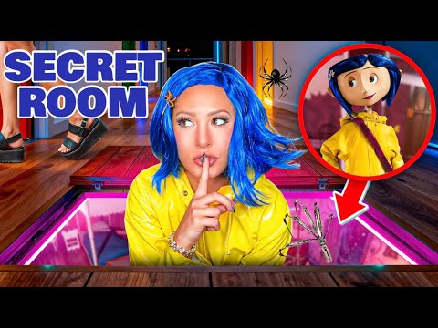 MY *OFFICIAL* SPOOKY SECRET ROOM TOUR 🤫👻 #coraline #secret #room #spooky #trend #halloween #omg