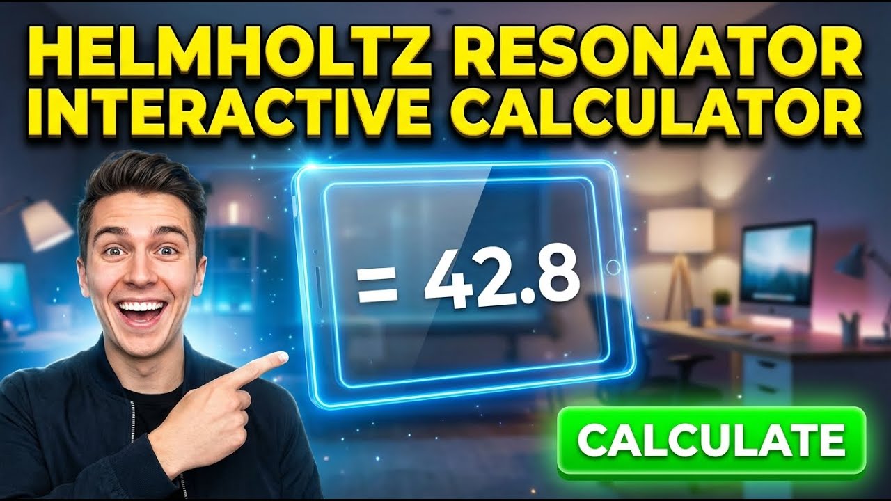 Helmholtz Resonator Interactive Calculator