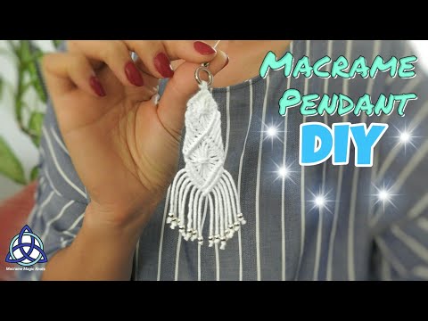 Easy Macrame Knots Craft Macrame Celtic Button Knot Ranger Beads DIY