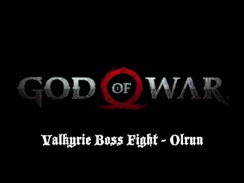 God of War - Valkyrie Boss Fight: Olrun (Location: Alfheim, Light Elf Shore)