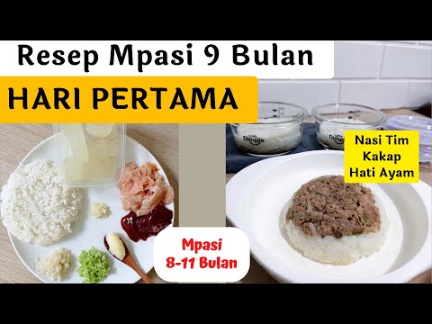 Resep Nasi Tim Bayi 9 Bulan | Mpasi Penambah Berat Badan Bayi