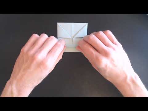 Simple origami coin purse