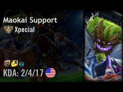 Maokai Support vs Bard - Xpecial - NA Challenger Path 6.6