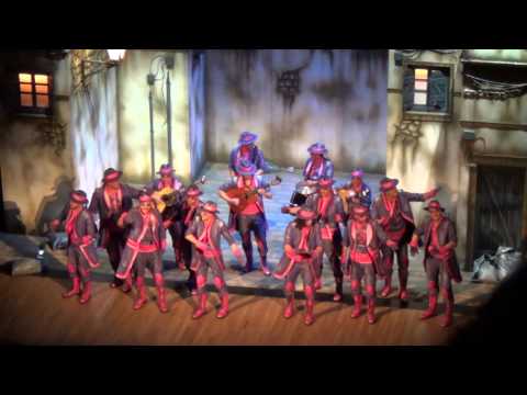 HD Comparsa Los Ladrones - pasodoble "perdona Cádiz" teatro cervantes (Linares) 08/02/2014