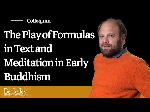 The Play of Formulas in Text and Meditation in Early Buddhism | Eviatar Shulman