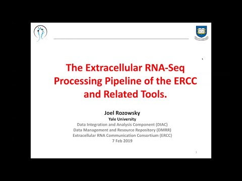 The extracellular RNA-Seq processing pipeline of the ERCC and related tools