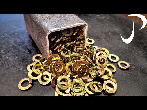 Making A Knife From Lock Washers
