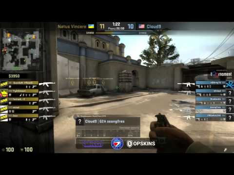 [ESWC 2015] FINAL: NAVI vs CLOUD9 #2 DUST2