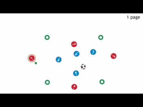 Fussball Ballbesitz Training Mit Verteidiger