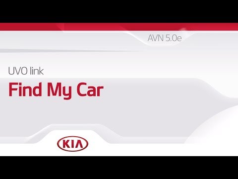 Part of a video titled UVO link: Find My Car - YouTube