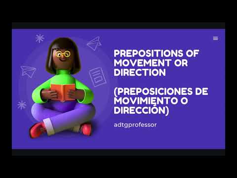 Preposiciones de Movimiento