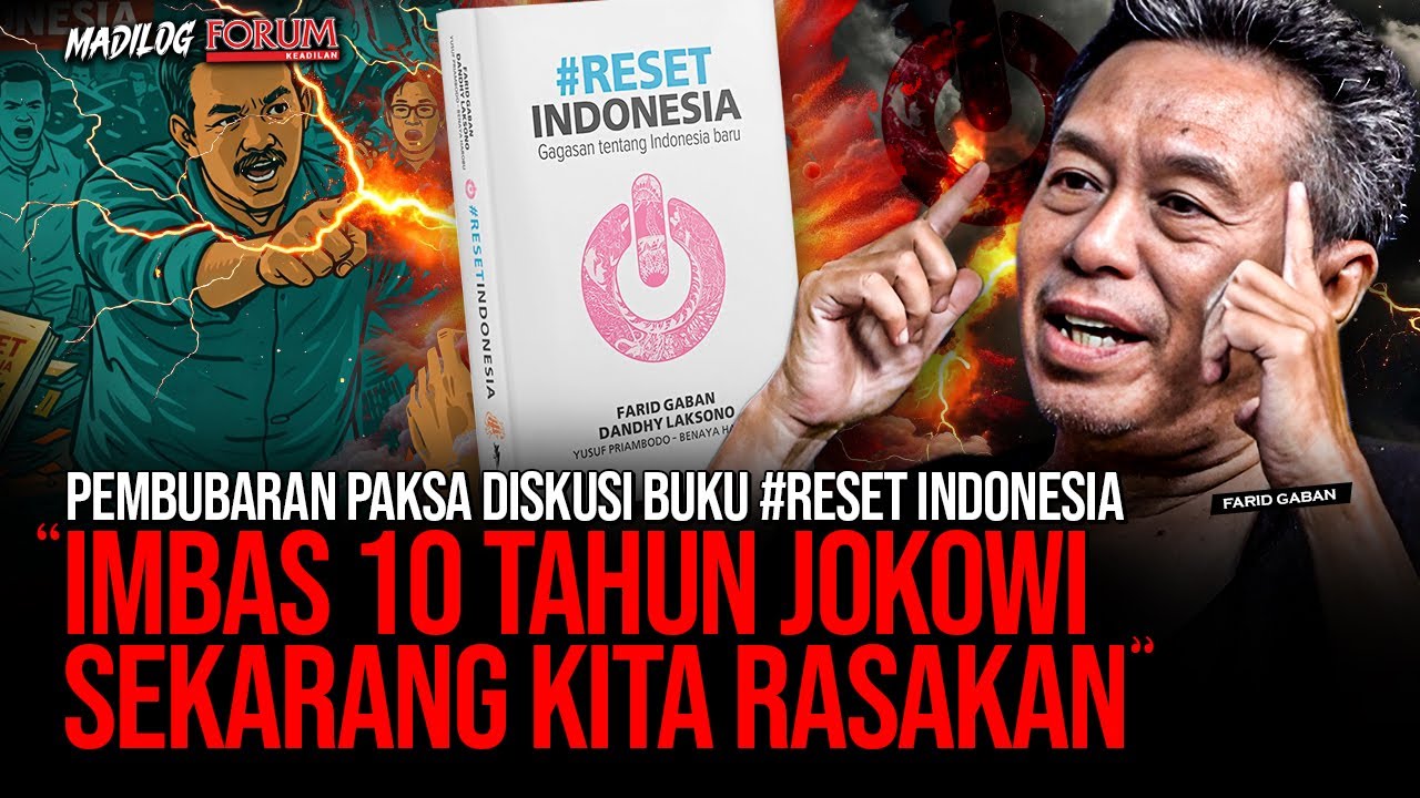 FARID GABAN: JIKA INDONESIA CHAOS, TERKUTUK KITA MEMILIH GIBRAN, KAESANG, PUAN, DAN...