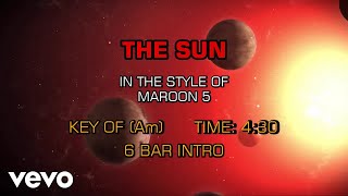 Maroon 5 - The Sun (Karaoke)