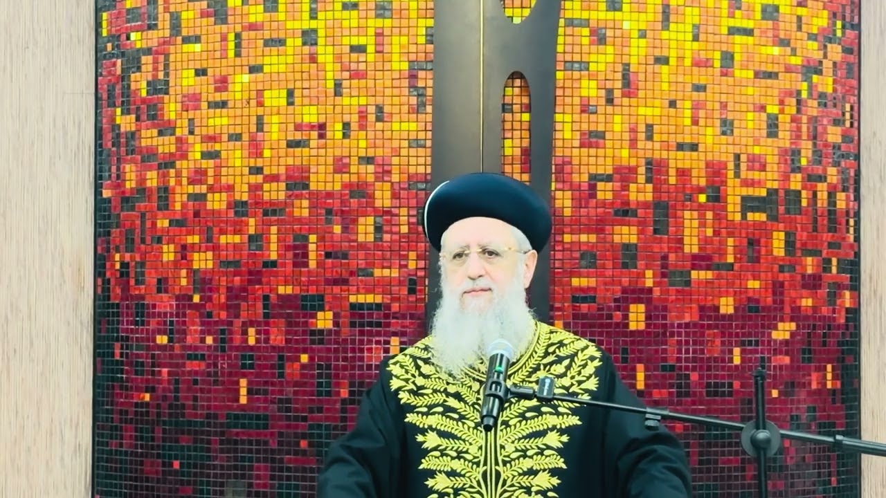 The Rishon LeZion Rabbi Yitzchak Yosef :   Parshat Shemot