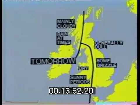 BBC 2 News on 2 Weather 17 February 1974