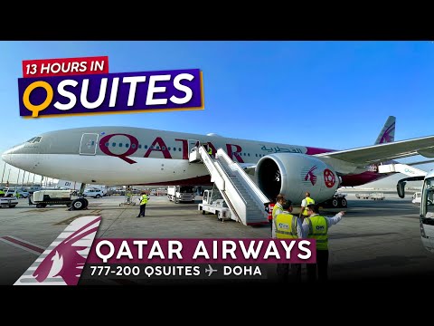 , title : 'The BEST Business Class on Earth?!【Trip Report: QATAR AIRWAYS New York to Doha】777 QSuites'