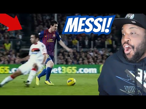 Basketball Fan FIRST TIME REACTING To Lionel Messi HIGHLIGHTS