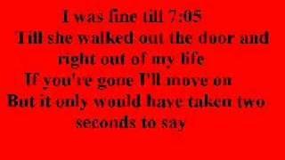 Jonas Brothers- 7:05 With Lyrics