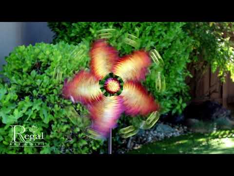 18" Wind Spinner - Orange
