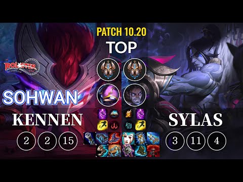 KT SoHwan Kennen vs Sylas Top - KR Patch 10.20