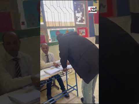 نجم الأهلي السابق شادى محمد يدلى بصوته فى الانتخابات الرئاسية