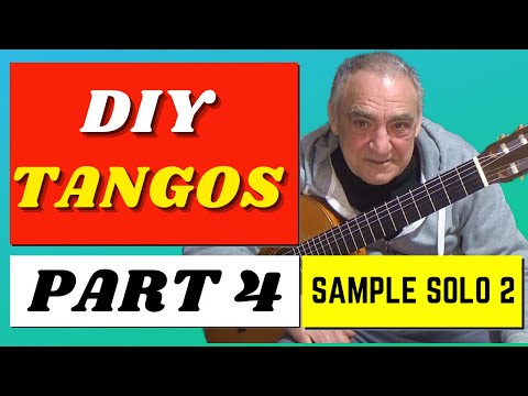 DIY Tangos part 4. Flamenco guitar solo. Tutorial and tab.