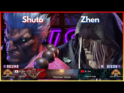Street Fighter 6 - Shuto (Akuma) vs Zhen (M. Bison)