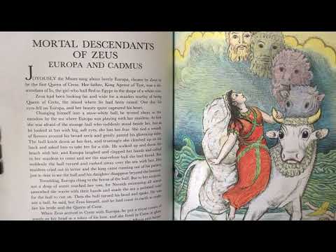 The Myth of Europa and Cadmus from D’Aulaires’ Book of Greek Myths