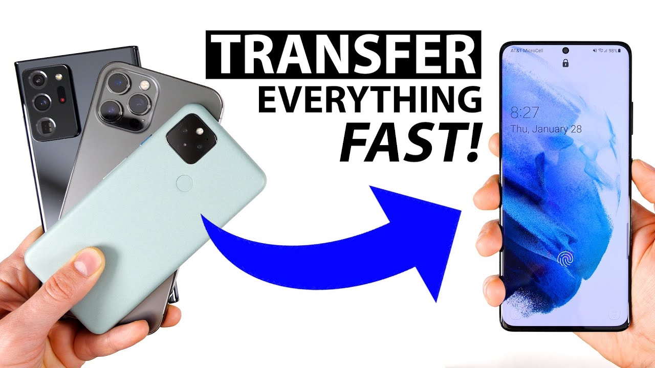 Galaxy S21 Ultra Unboxing and Fastest Setup Method (Transfer All Data)!