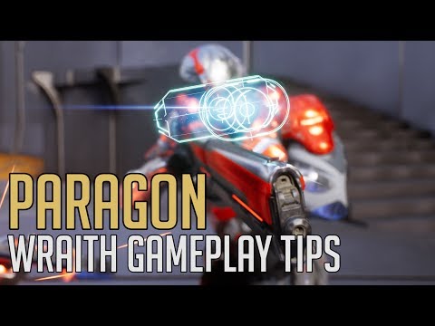 Paragon - Wraith Gameplay and Ability Tips (Lunar Ops Skin)