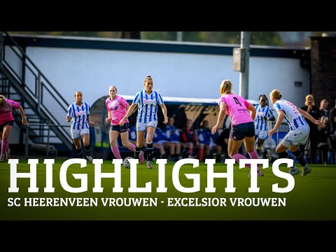 Ruime nederlaag tegen Excelsior | Highlights sc Heerenveen Vrouwen - Excelsior Vrouwen