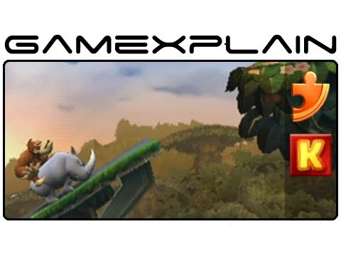 Donkey Kong Country Returns: Tree Top Bop 1-3 (Puzzle Pieces, KONG Letters Guide, Walkthrough)