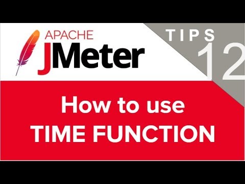 JMeter Beginner Tutorials | Tips n Tricks 12 💡 How to use TIME FUNCTION