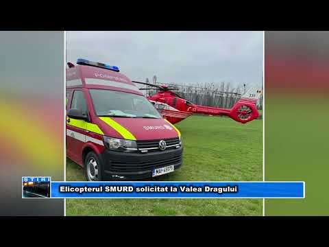 Elicopterul SMURD solicitat la Valea Dragului