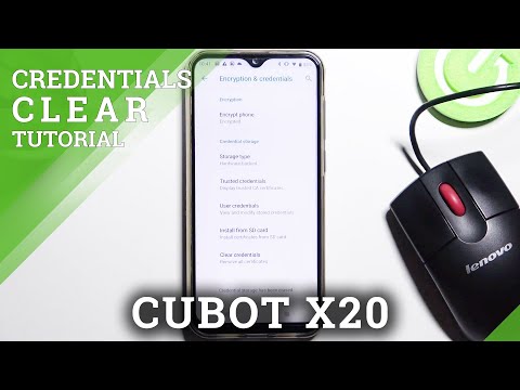 How to Clear Credentials on CUBOT X20 – Remove All Credentials