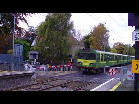 Dart train number 8314 - Sydney Parade Level Crossing, Dublin