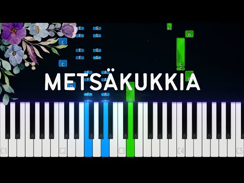 Olavi Virta - Metsäkukkia | Piano Tutorial