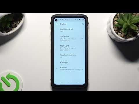 How to Manage Auto Brightness in CUBOT King Kong 7 – Turn On / Off Adaptive Brightness