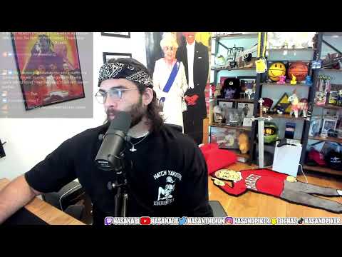 HasanAbi October 24, 2022 – New PM Rishi Sunak, Kanye on Lex Fridman, St. Louis school shooting,🎮COD