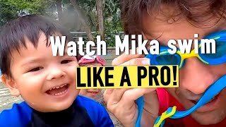 🐟 Mika learn to Swim! Episode 6 😊Teach swimming to your children with SwimtoFly ☀️