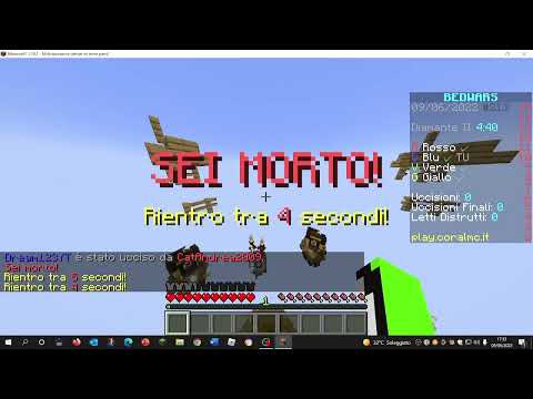 FACCIO SCHIFO NELLE BEDWARS- MINECRAFT ITA